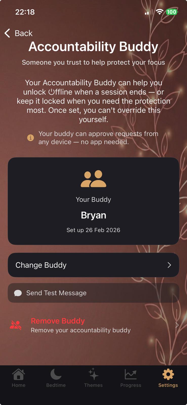 Accountability buddy