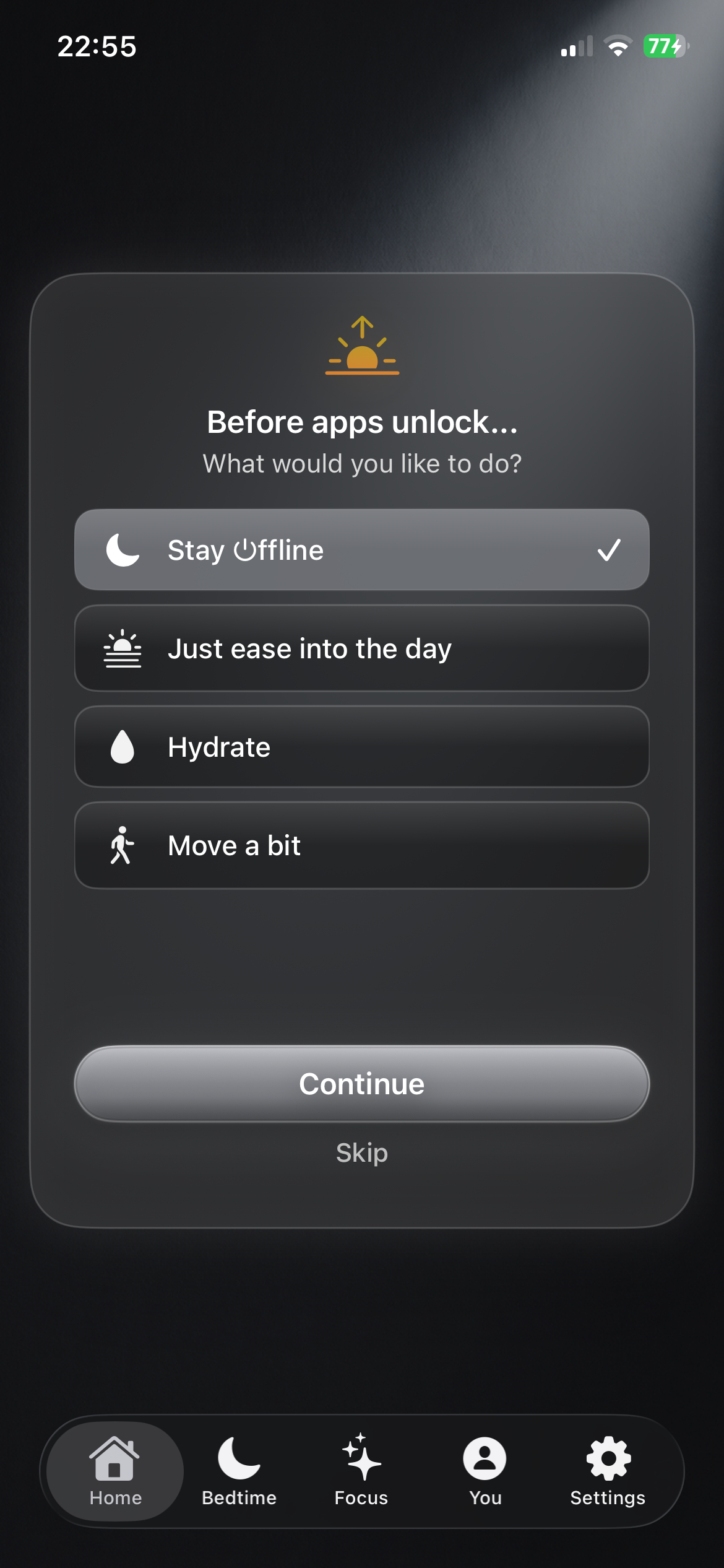 Morning ritual