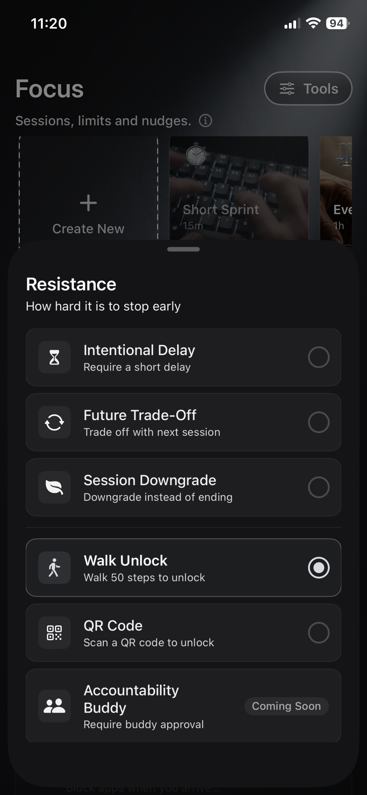 Resistance modes